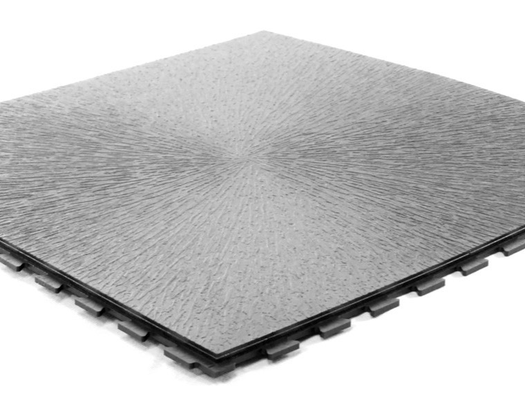 Schwarze WerkFloor Klick Platte mit verdeckter Verbindung